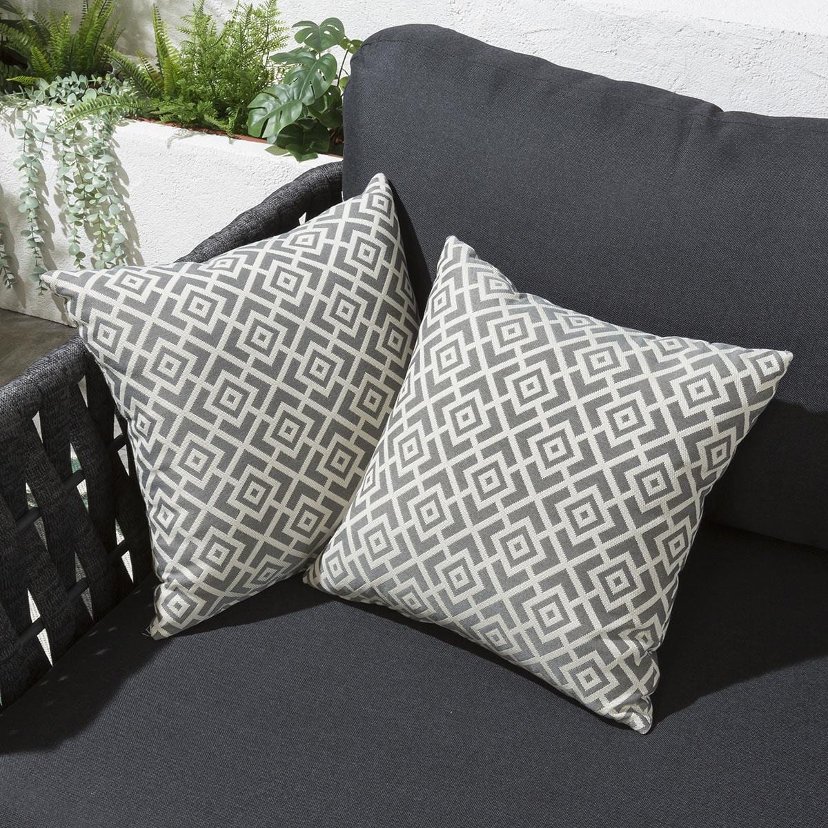 3 Pack Amelia Outdoor Cushions Cream