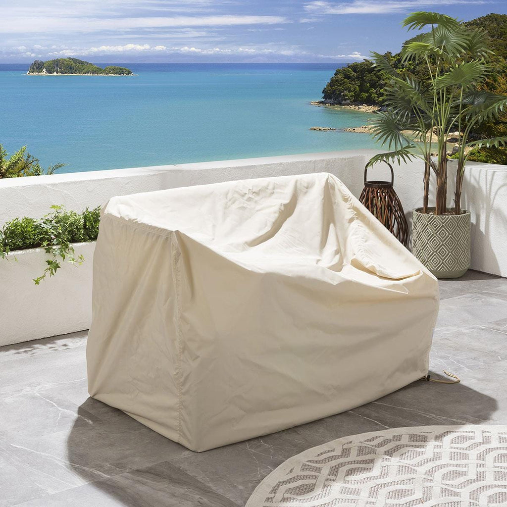 Ada Modular Outdoor Garden Bench Sofa Section Grey 123x73cm