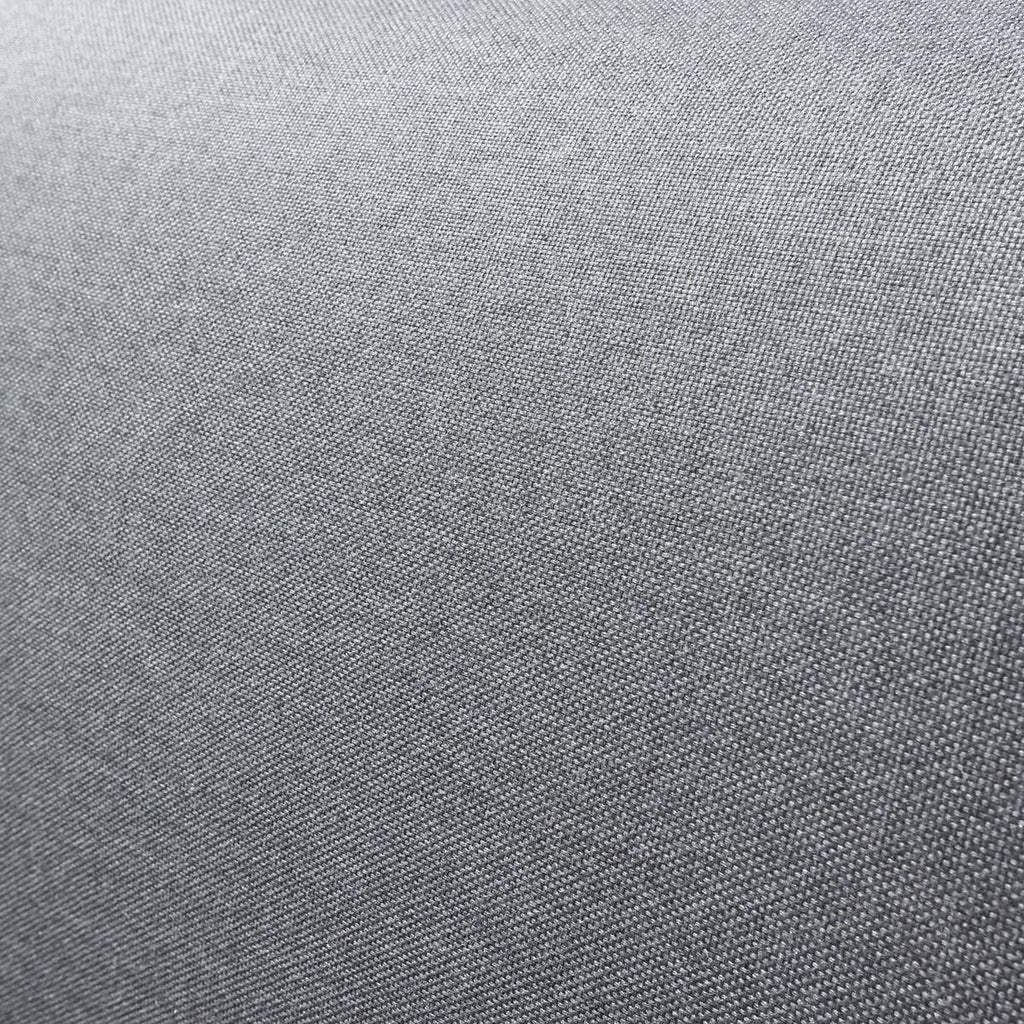 Ada Modular Outdoor Garden Bench Sofa Section Grey 123x73cm