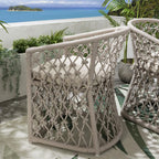 Amelia Outdoor Dining Chair Cream
