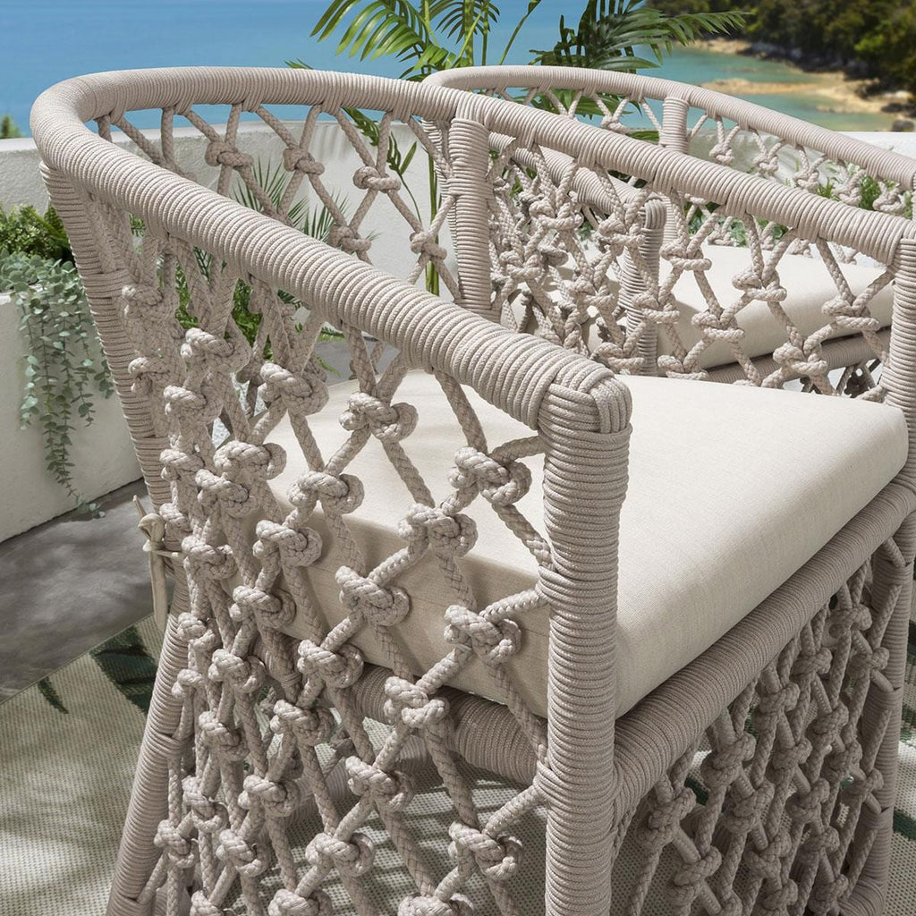 Amelia Outdoor Dining Chair Cream
