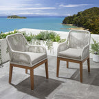 Arlo Outdoor Garden Dining Chair Latte