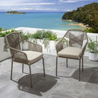 Cia Outdoor Garden Dining Chairs Beige