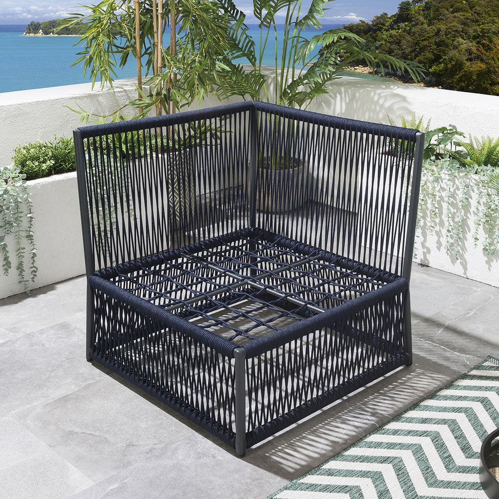 Cole Modular Corner Section Blue 74cm