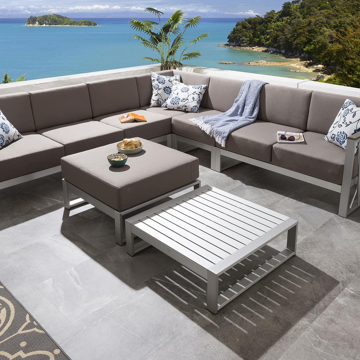 Footstool Modular Sofa Section | Xanado Beach