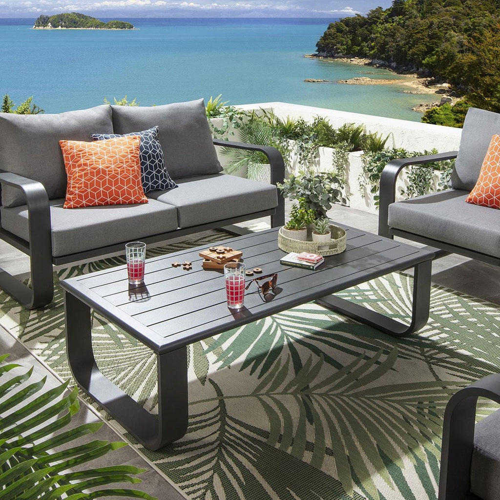 Freddy Outdoor Garden Coffee Table Black