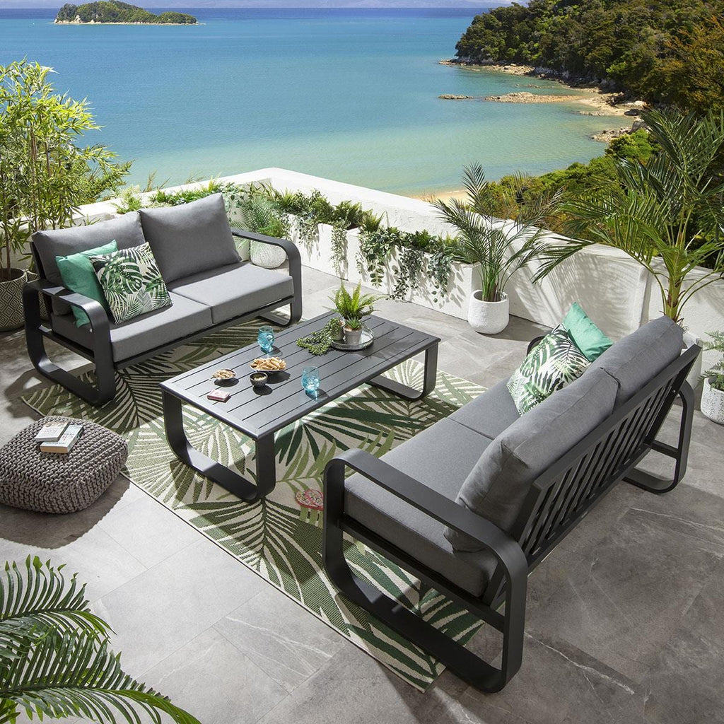 Freddy Outdoor Garden Coffee Table Black