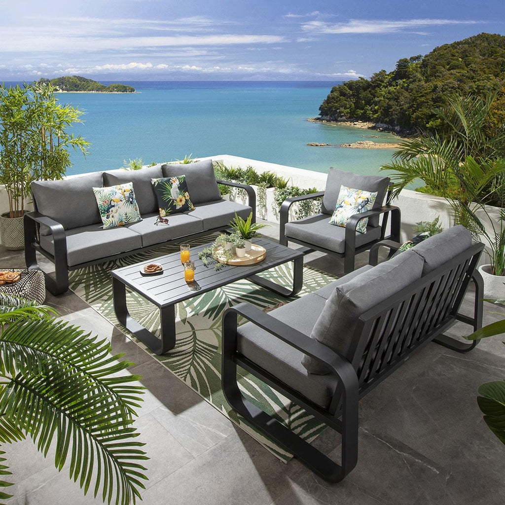 Freddy Outdoor Garden Coffee Table Black