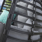 Bali Double Hanging Egg Chair Grey