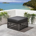 Cole Modular Garden Sofa Set Grey 218x74cm S4