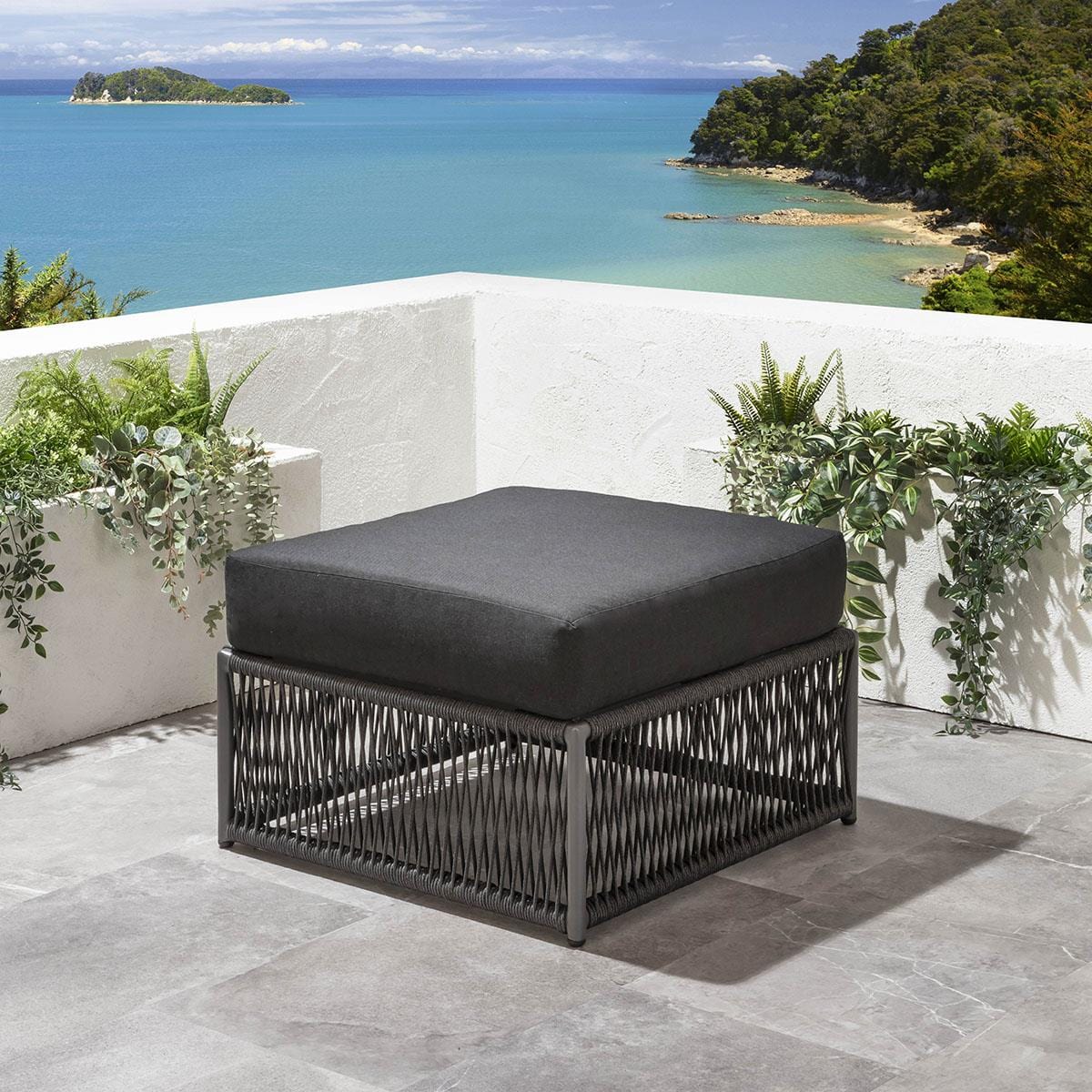 Cole Modular Garden Sofa Set Grey 218x288cm S7