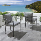 Mia Outdoor Garden Dining Chair Grey