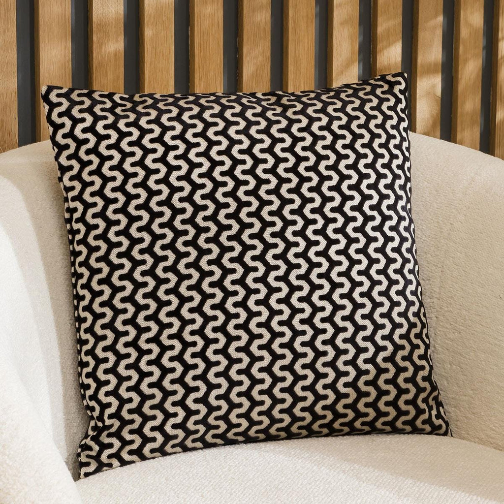 Oslo Scatter Cushion Black 45cm