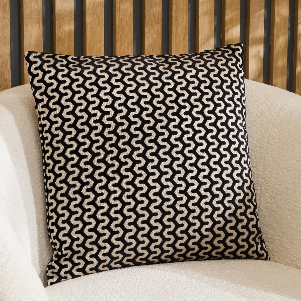 Oslo Scatter Cushion Black 45cm