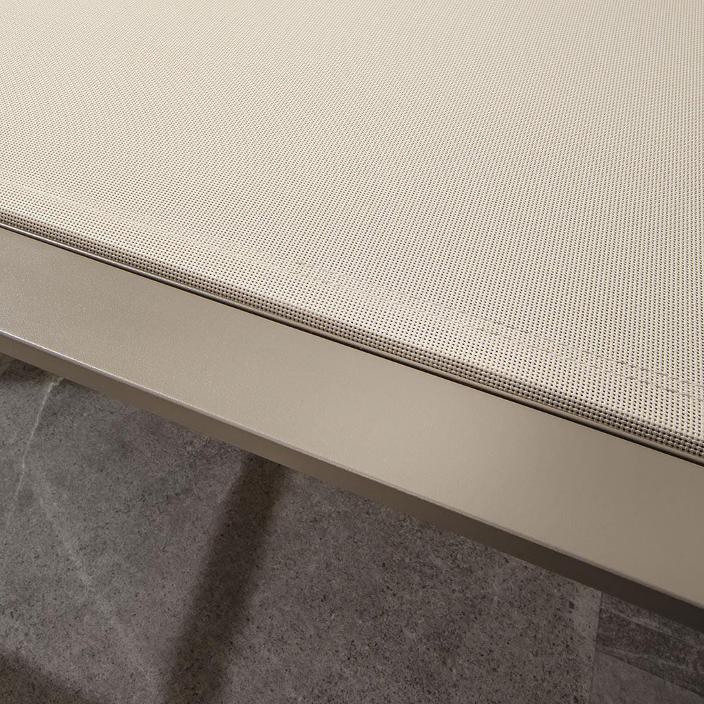 Cayman Garden Cushioned Sun Lounger Beige 196x70cm