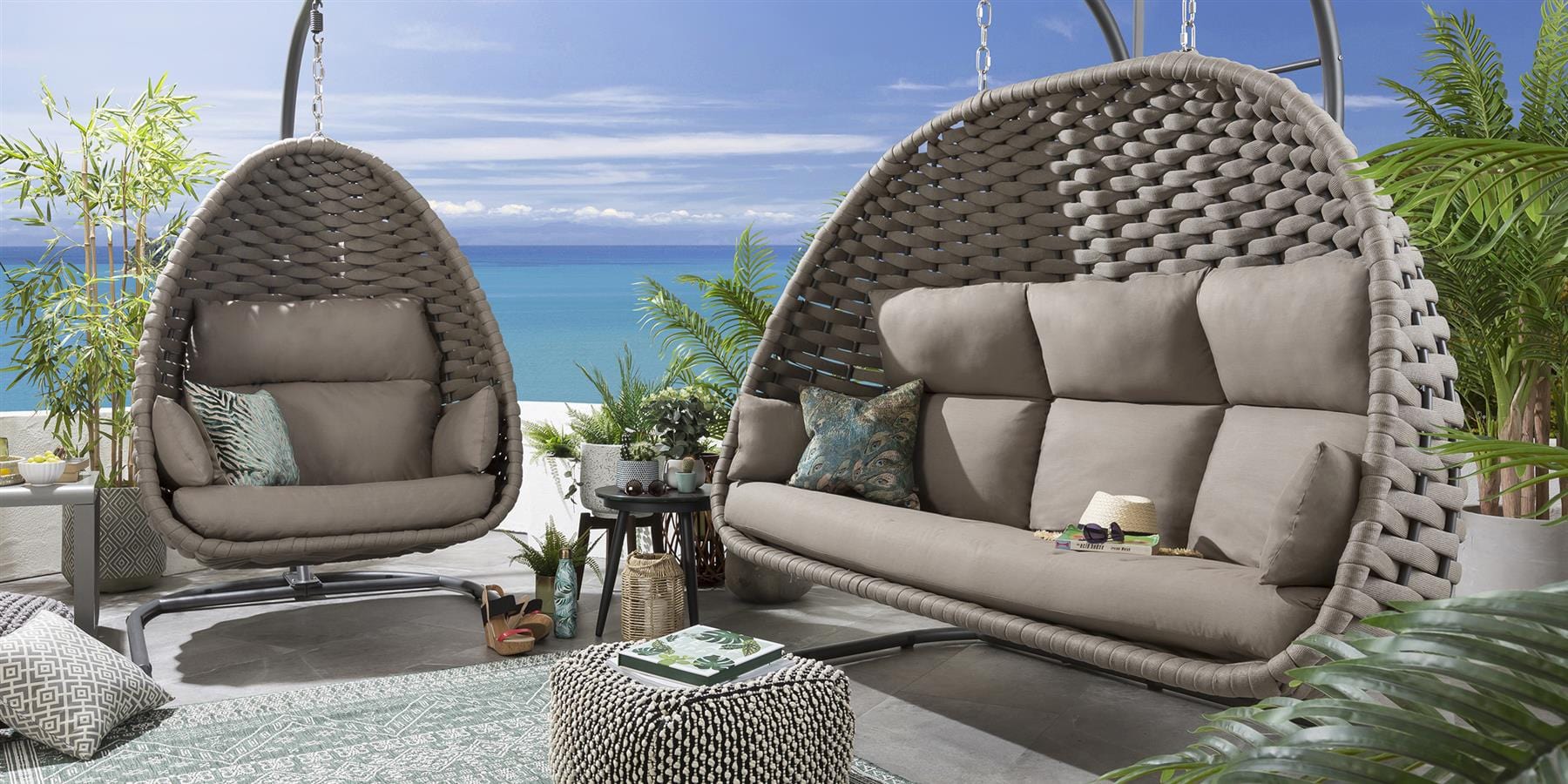 Sundowner XL Hanging Hammock Chair Coffee