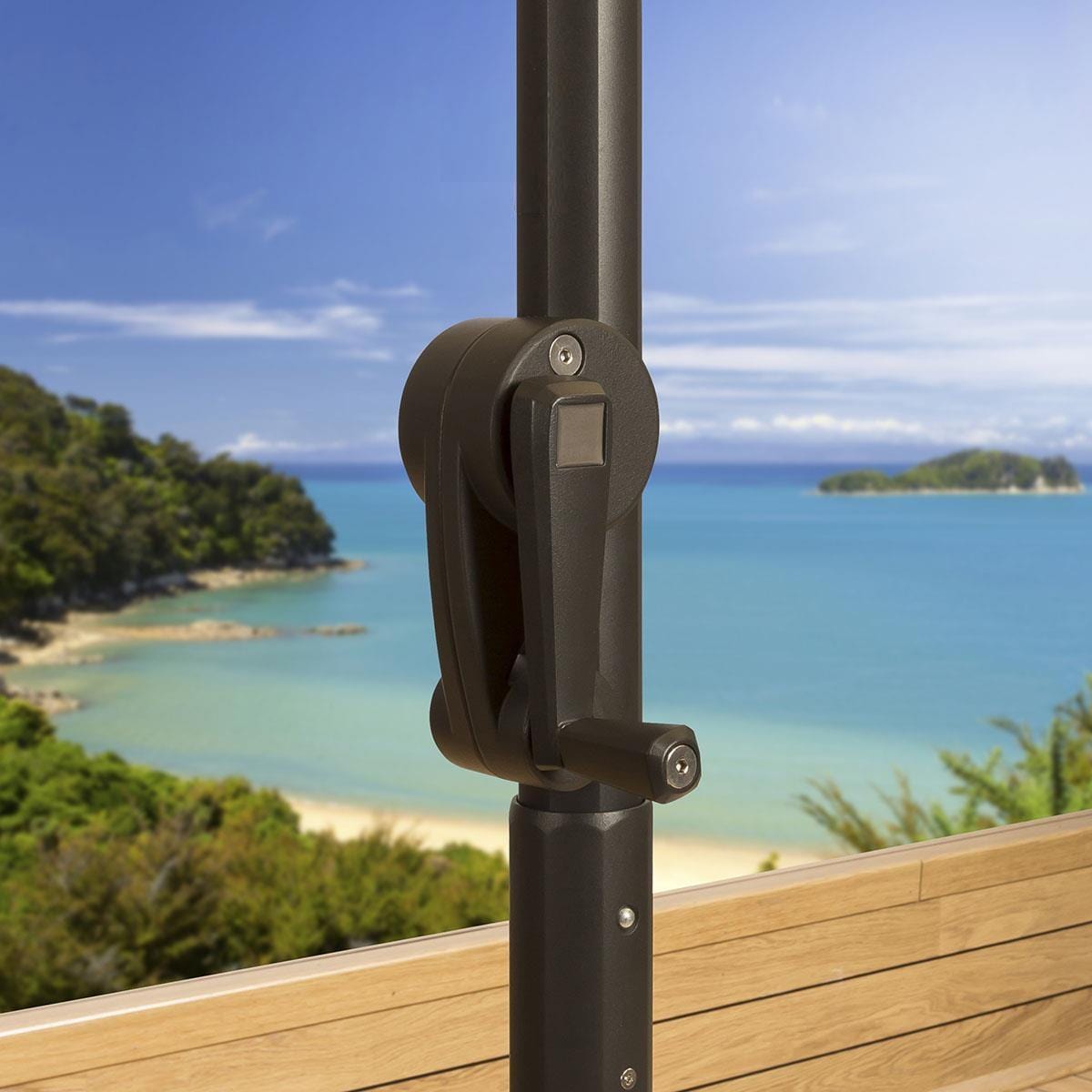 QKAUC-002BL PARASOL BOX GREY, KIT PART ONLY