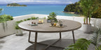 Sun Garden Round Dining Table 200cm Beige