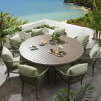 Sun Garden Round Dining Table 200cm Beige
