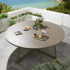 Sun Garden Round Dining Table 200cm Beige