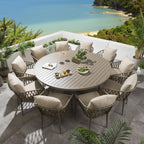 Sun Garden Round Dining Table 200cm Beige