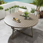 Sun Garden Round Dining Table 150cm Beige
