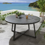 Sun Garden Round Dining Table 150cm Grey