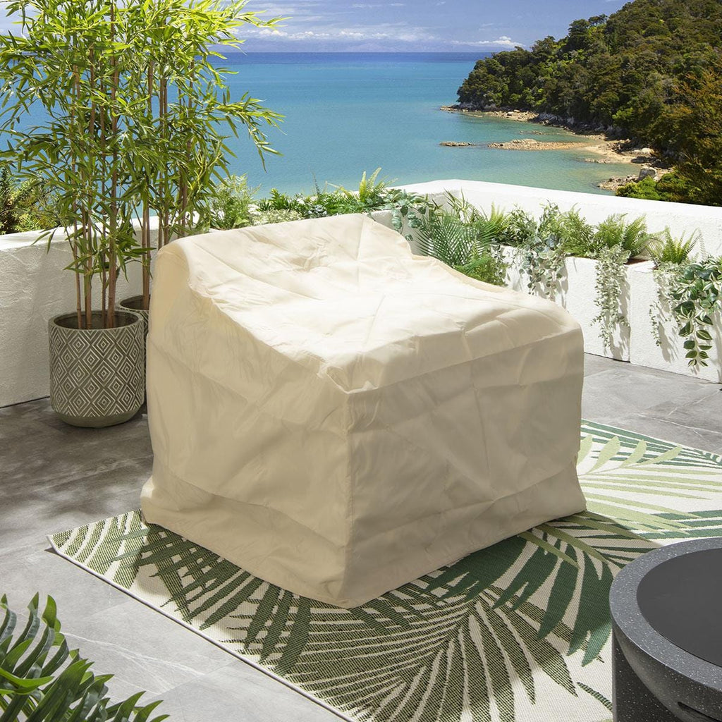 2 Freddy Outdoor Garden Armchairs Grey