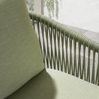 2 Cole Outdoor Garden Dining Chairs Green