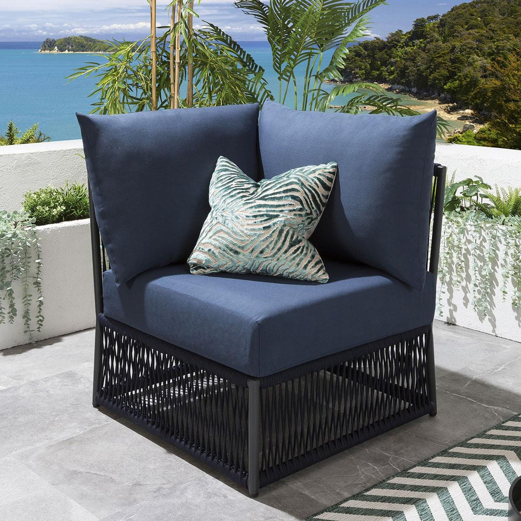 Cole Modular Garden Sofa Set Blue 148x74cm S2