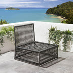 Cole Modular Garden Sofa Set Grey 140x74cm S2B