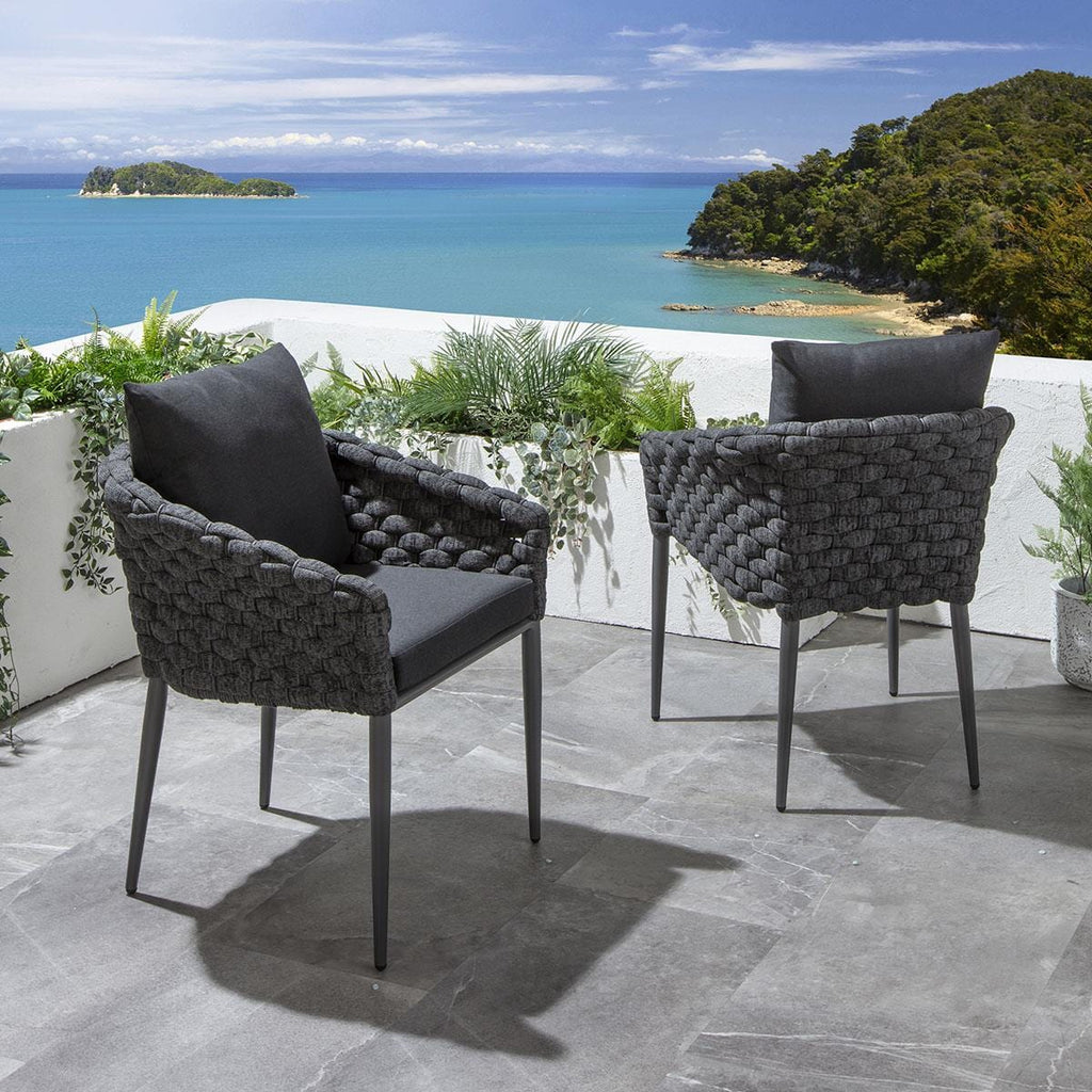 Sundowner Outdoor Garden Dining Chair Charcoal