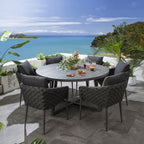 Sundowner Outdoor Garden Dining Chair Charcoal