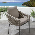 Sundowner Outdoor Garden Dining Chair Coffee