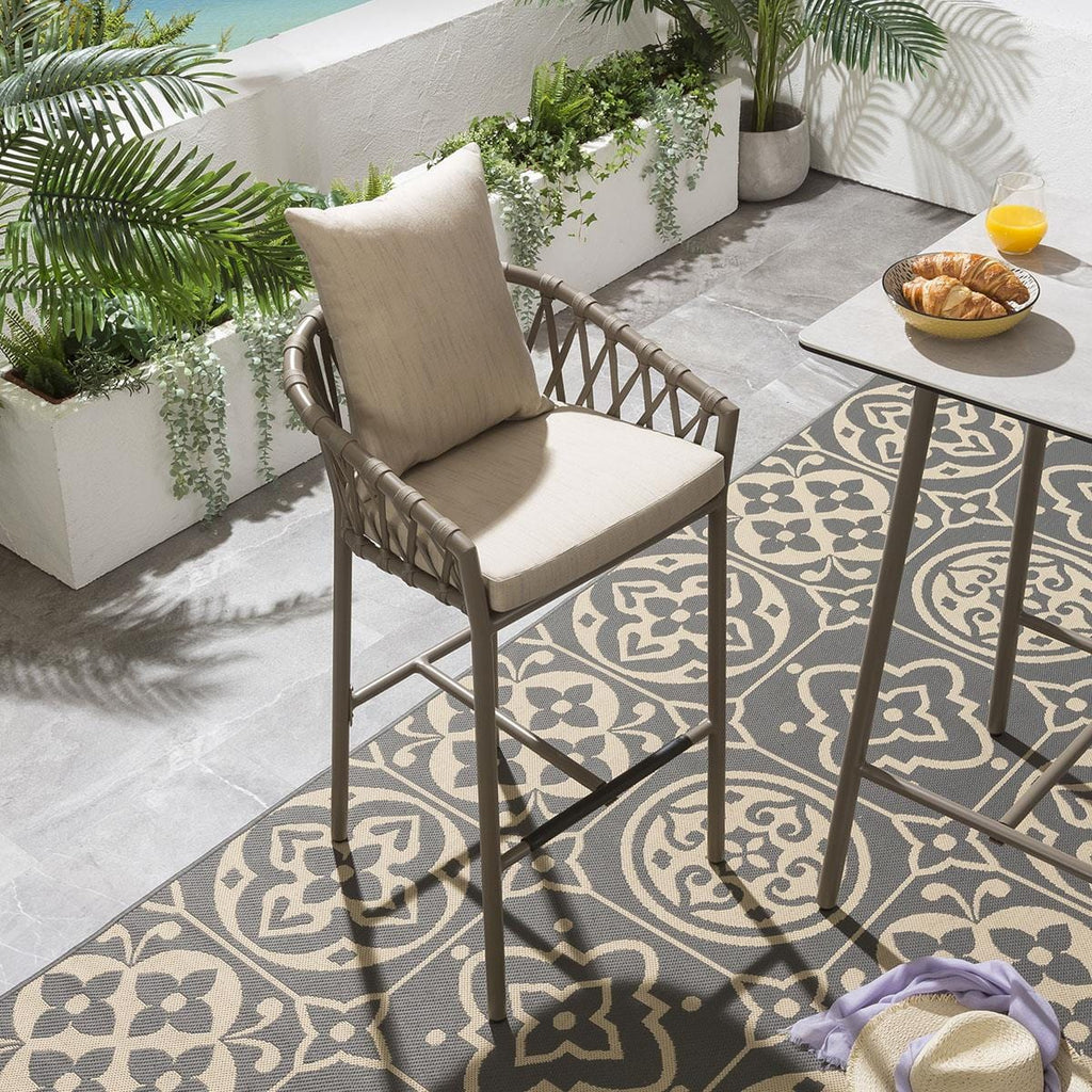 Verity Garden Bar Stool - Beige