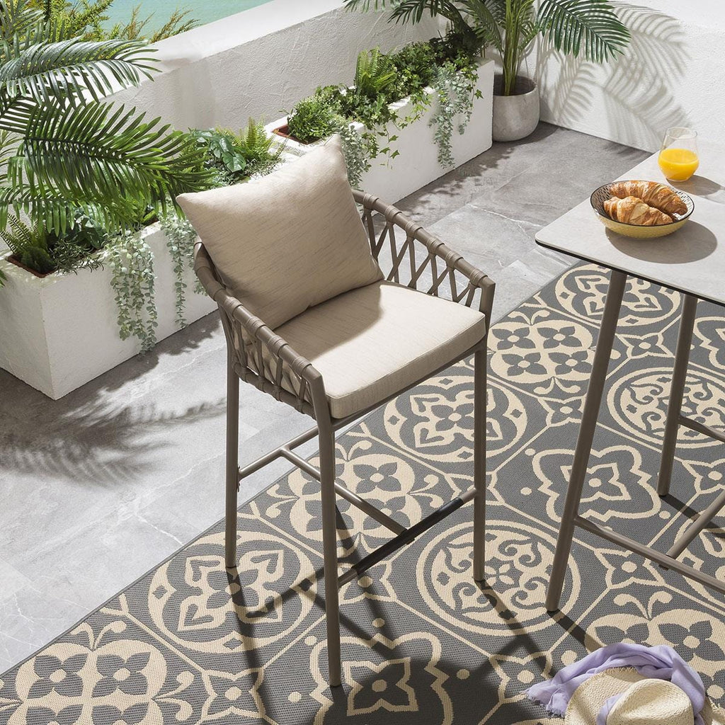 Verity Garden Bar Stool - Beige